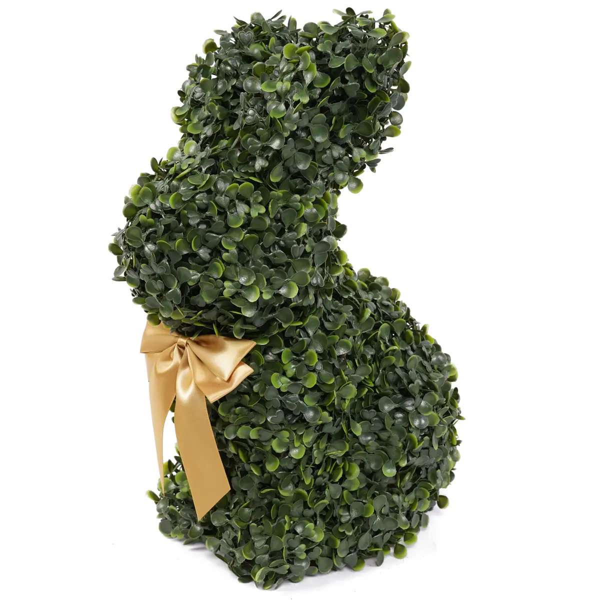 Direct Factory Sale Rabbit Easter Bunny Statue Garden Ornament Artificial Simulation Plant Craft Work for Garden Decorations