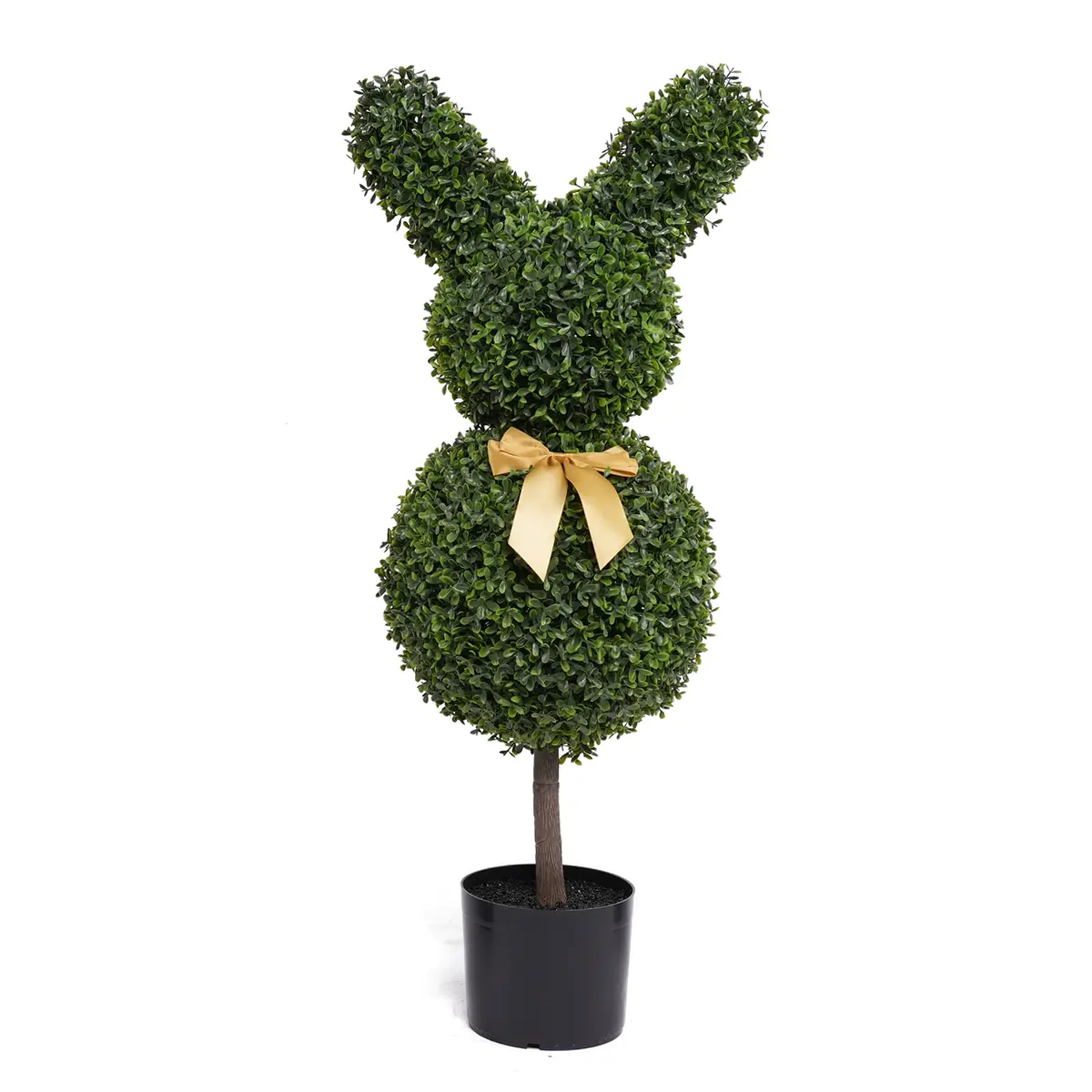 Factory Direct Sales  Pieces in Stock Artificial Bunny Shaped Topiary Trees for Garden Ornaments