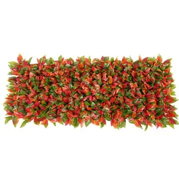 H120cm Retractable Photinia Leaf Artificial Hedge 786 Leaf Decoration Highly Decorative Bionic Plants